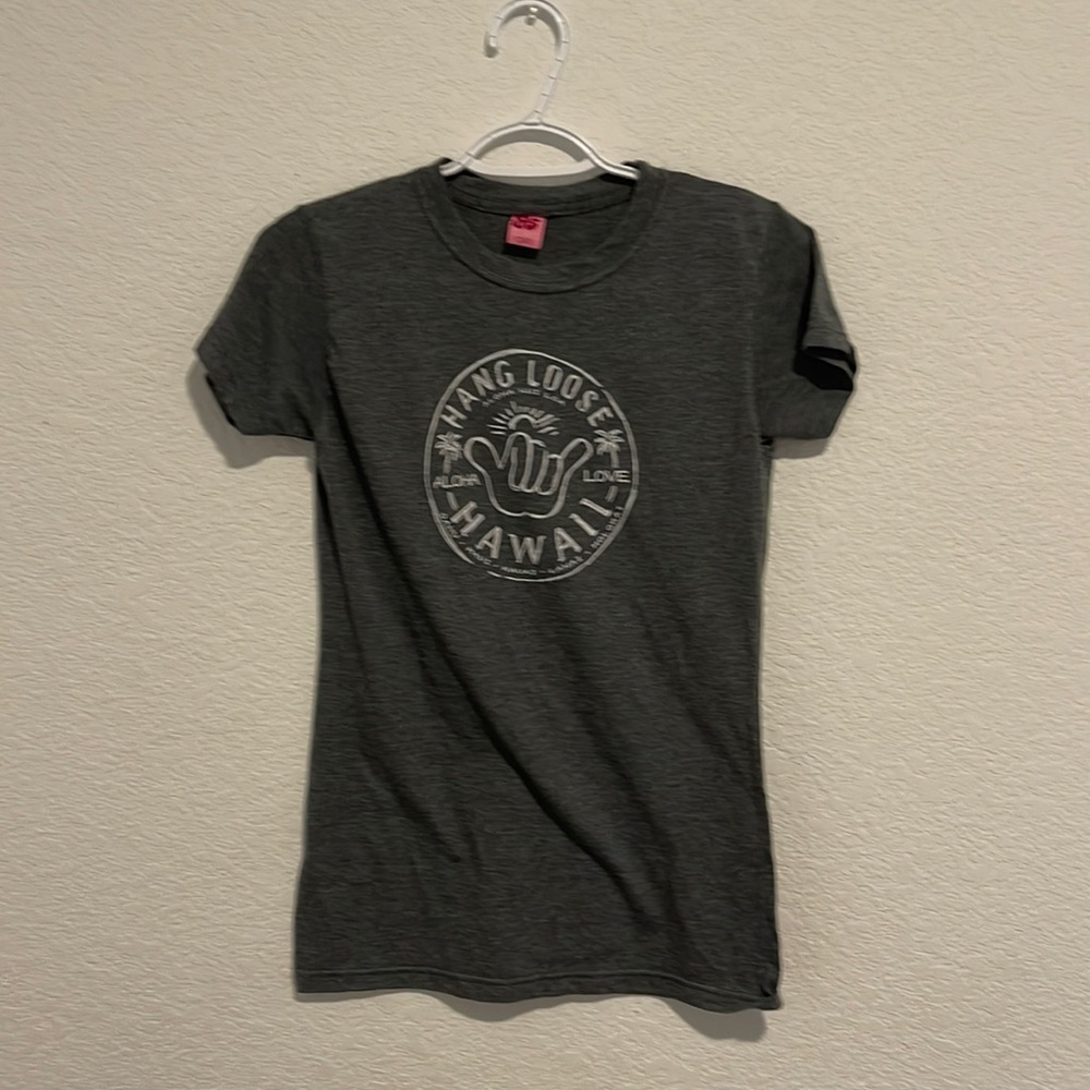 Grey T-Shirt Hawaiian